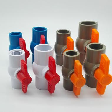 China Supplier Plastic Raw Material PVC Ball Valve High Quality