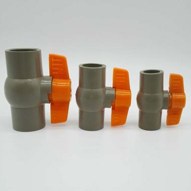 PVC Compact Ball Valve with Socket & Threaded Standard