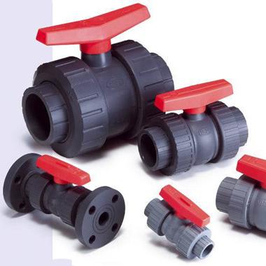Hot Sale Good Quality All Size Irrigation ABS Handle Threaded PVC Plastic Double True Union Ball Val
