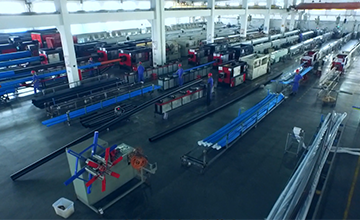 Tube production line